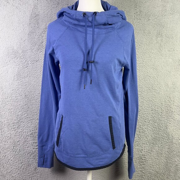 Athleta Sweaters - Athleta Sentry Hoodie Sweatshirt Womens XS Blue Hooded Pullover Athletic Active
